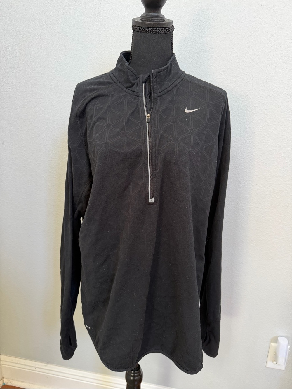 Nike Dri-FIT Black Men's Running Jacket